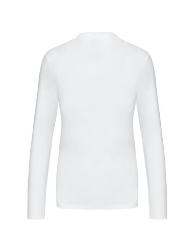 LADIES' LONG-SLEEVED CREW NECK T-SHIRT
