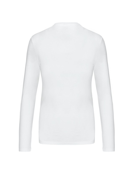 LADIES' LONG-SLEEVED CREW NECK T-SHIRT