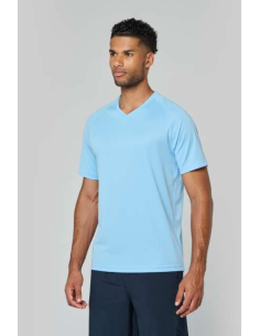MEN’S V-NECK SHORT-SLEEVED SPORTS T-SHIRT