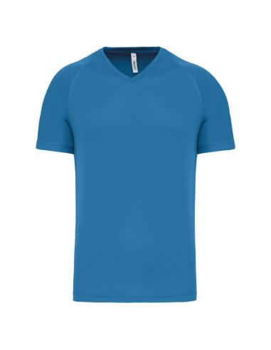MEN’S V-NECK SHORT-SLEEVED SPORTS T-SHIRT