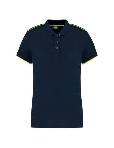 LADIES' SHORT-SLEEVED CONTRASTING DAYTODAY POLO SHIRT