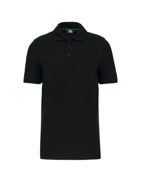 MEN'S SHORT-SLEEVED CONTRASTING DAYTODAY POLO SHIRT
