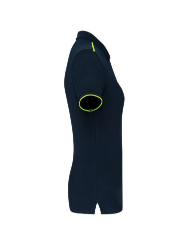 LADIES' SHORT-SLEEVED CONTRASTING DAYTODAY POLO SHIRT