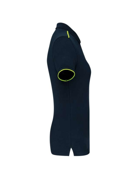 LADIES' SHORT-SLEEVED CONTRASTING DAYTODAY POLO SHIRT