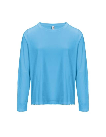 SOL'S MONARCH WOMEN - LONG SLEEVE T-SHIRT WITH ROUND NECK