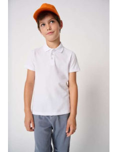 KIDS' PIQUE POLO SHIRT