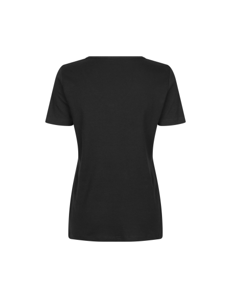 T-shirt Interlock | v-neck | damski