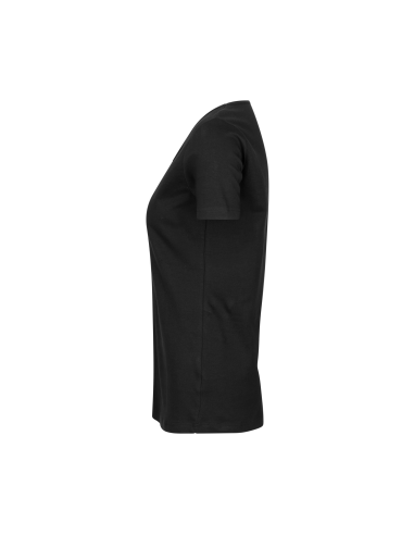 T-shirt Interlock | v-neck | damski