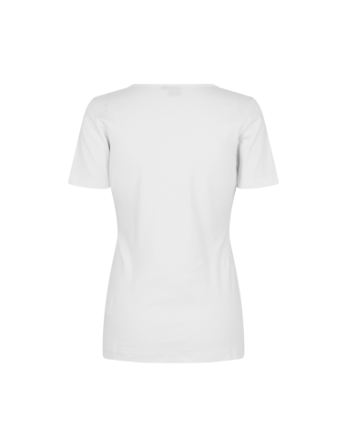T-shirt Interlock | v-neck | damski