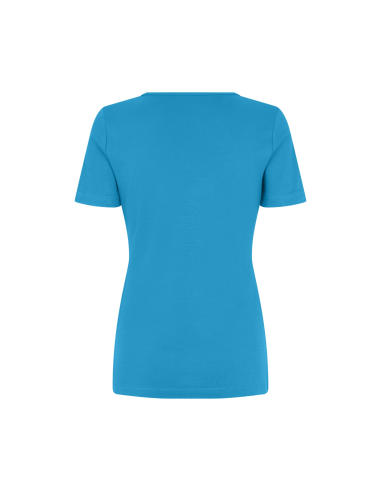 T-shirt Interlock | v-neck | damski