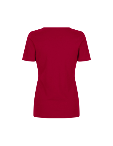 T-shirt Interlock | v-neck | damski