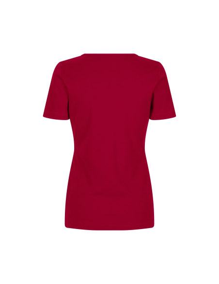 T-shirt Interlock | v-neck | damski