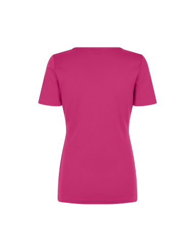T-shirt Interlock | v-neck | damski