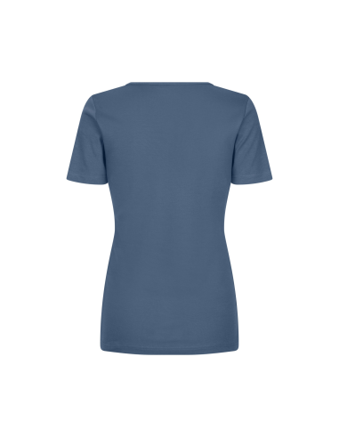 T-shirt Interlock | v-neck | damski