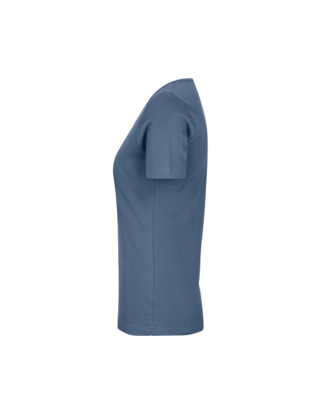 T-shirt Interlock | v-neck | damski