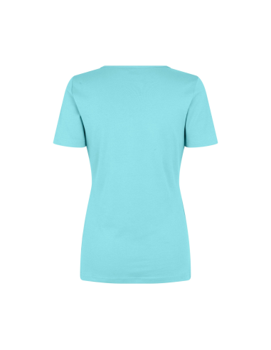 T-shirt Interlock | v-neck | damski