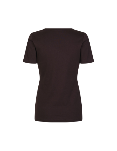 T-shirt Interlock | v-neck | damski
