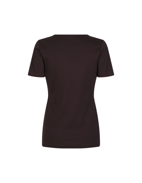 T-shirt Interlock | v-neck | damski