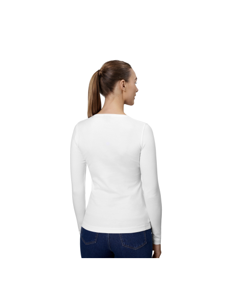 T-shirt Interlock | długi rękaw | damski