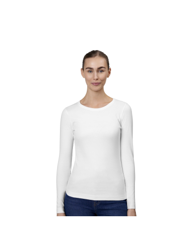 T-shirt Interlock | długi rękaw | damski