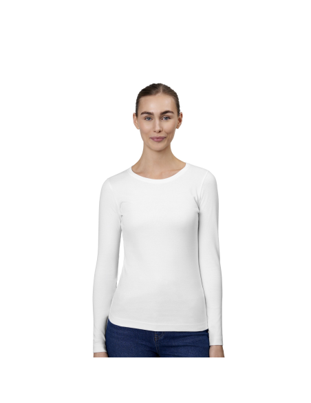 T-shirt Interlock | długi rękaw | damski