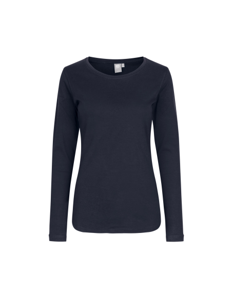 T-shirt Interlock | długi rękaw | damski