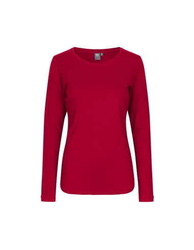 T-shirt Interlock | długi rękaw | damski