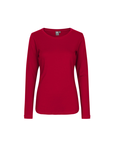 T-shirt Interlock | długi rękaw | damski