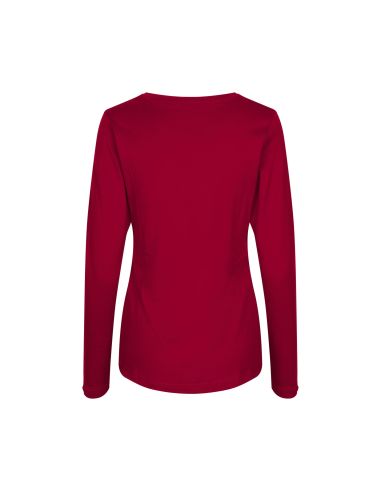 T-shirt Interlock | długi rękaw | damski