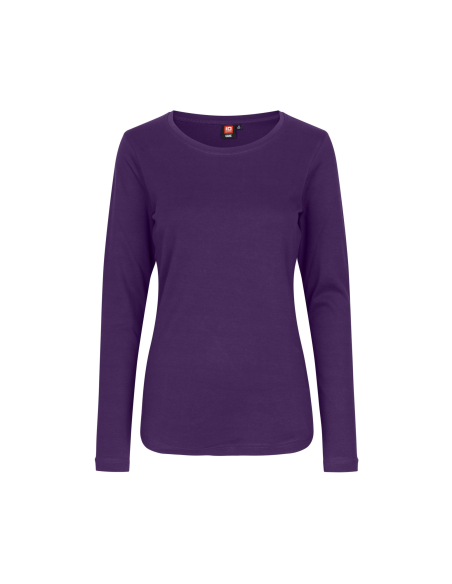 T-shirt Interlock | długi rękaw | damski