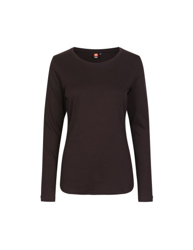 T-shirt Interlock | długi rękaw | damski