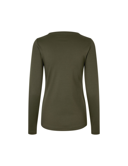 T-shirt Interlock | długi rękaw | damski