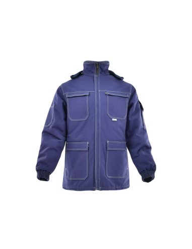 Kurtka długa ocieplana Sara BOSMAN WINTER 1-08-730-21-00, granatowa