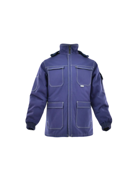 Kurtka długa ocieplana Sara BOSMAN WINTER 1-08-730-21-00, granatowa