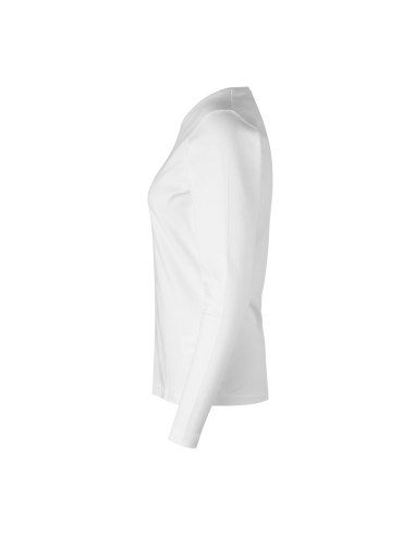 T-shirt damski interlock długi rękaw bawełniany pod haft