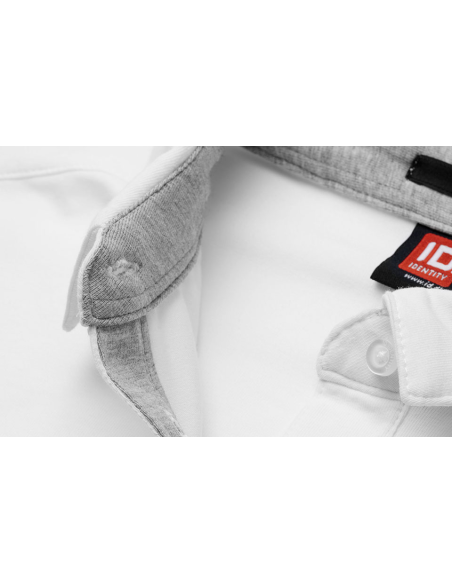 Damska koszulka polo 185 g bawełna Haft z nadrukiem