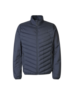 Kurtka pikowana stretch męska Identity z nadrukiem