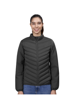 Damska kurtka pikowana 185 g poliester z nadrukiem