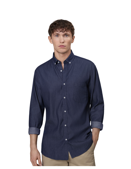 Koszula męska jeansowa Seven Seas Soft Denim dla firm Modern