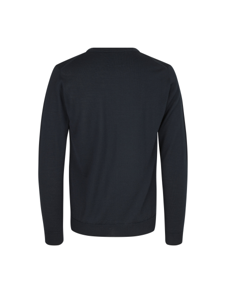 Sweter męski Seven Seas Knit O-Neck elegancki dla firm