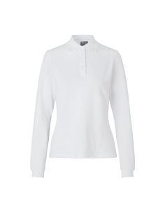 Koszulka polo damska długim rękawem stretch elegancka