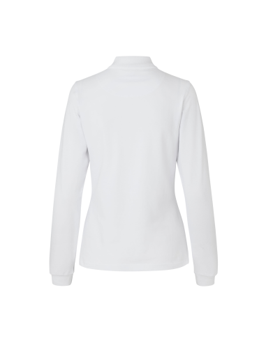 Koszulka polo damska długim rękawem stretch elegancka