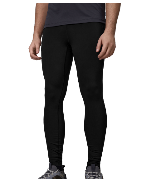 Legginsy sportowe długie znakowanie nadruk GEYSER z męska