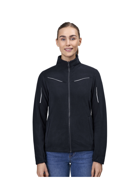 Mikropolar Zip-n-Mix | elementy odblaskow | damska