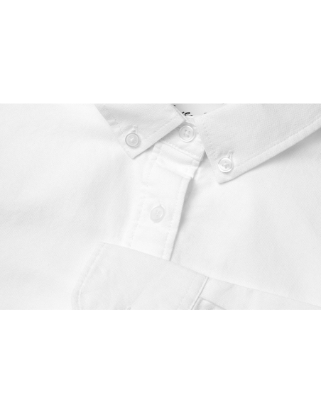 Damska Koszula Oxford bawełna Logo haft z nadrukiem 4