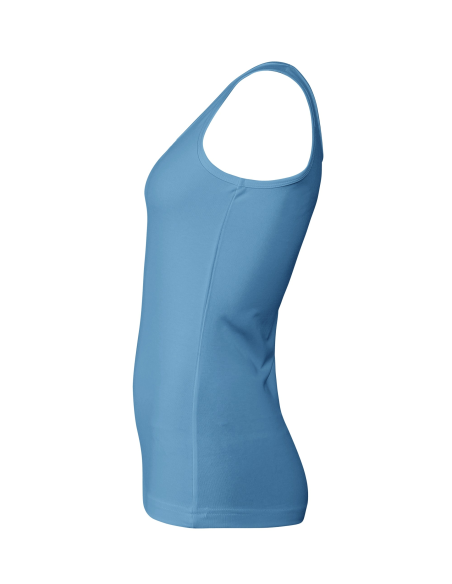 Top damski Triumph nadrukiem haftem logo elastyczny