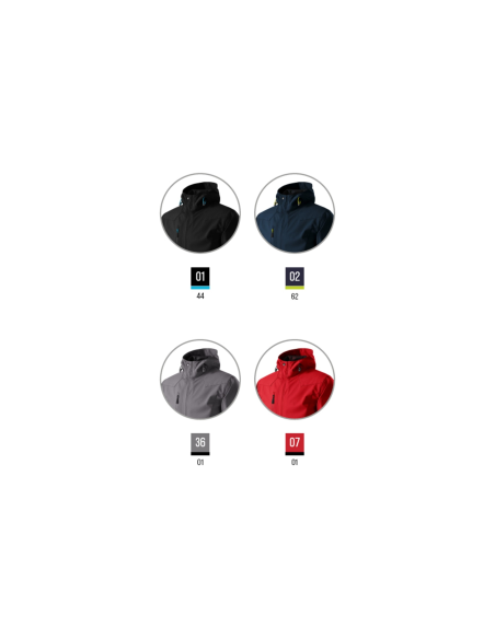 Softshell kurtka męska Nano logo haftem nadrukiem kieszeń