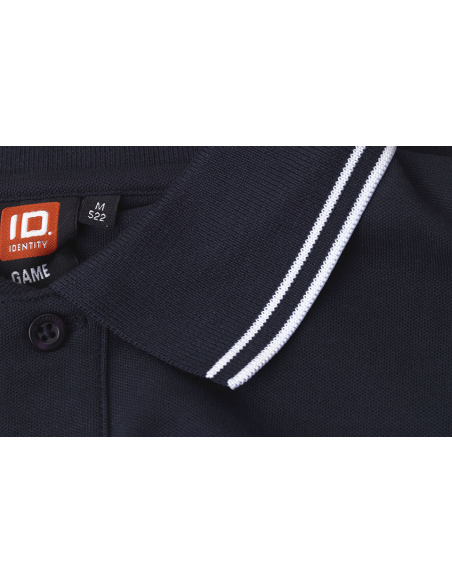 Kontrastowa koszulka polo | stretch