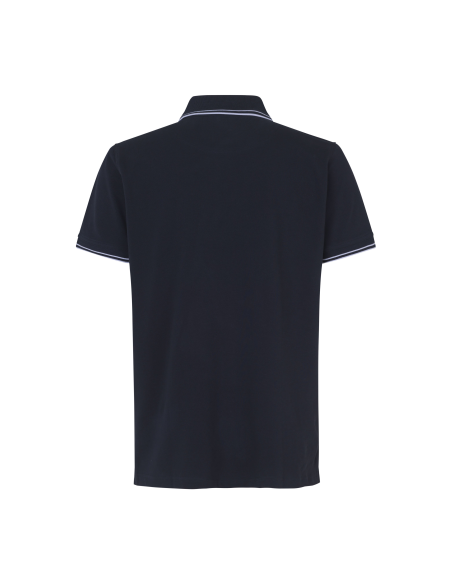 Kontrastowa koszulka polo | stretch