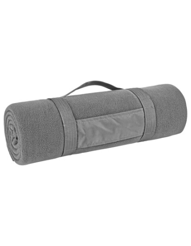 Koc Polarowy zwijany z nadrukiem lub haftem